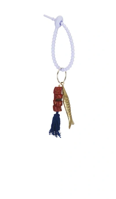 Maison Irem Fish Bag Charm In Purple