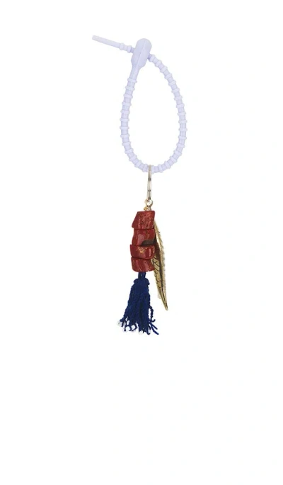 Maison Irem Fish Bag Charm In Purple