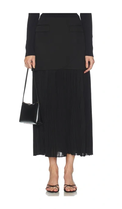 Astr Deaile Skirt In Black