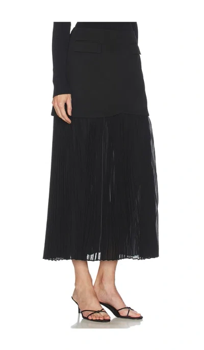 Astr Deaile Skirt In Black