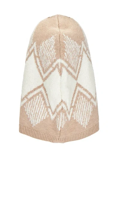 Varley Ethan Knit Hood In Brown