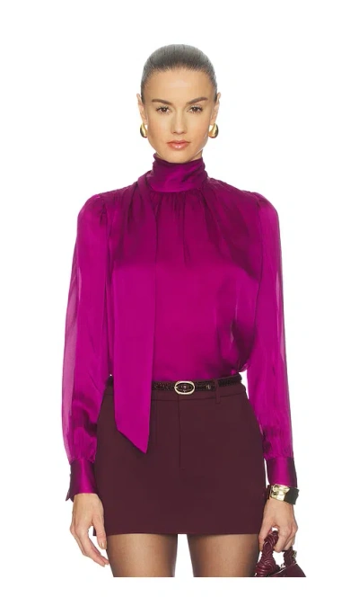 Ulla Johnson Ornament Blouse In Purple