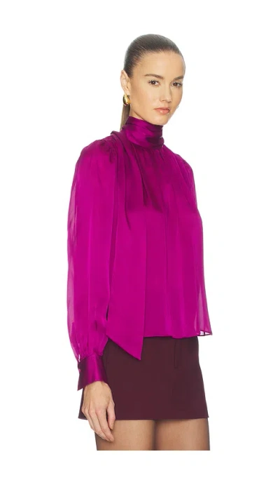 Ulla Johnson Ornament Blouse In Purple