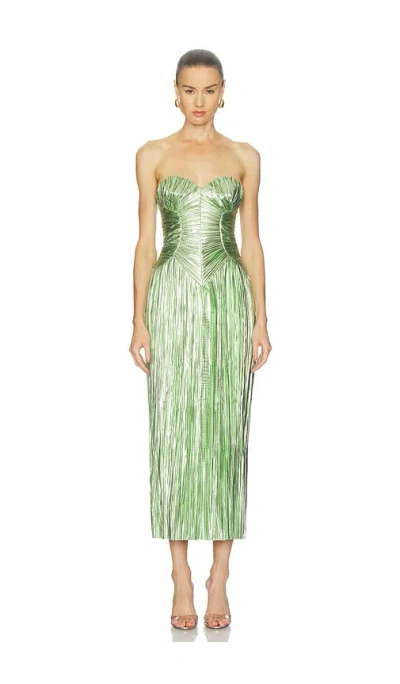 Cult Gaia Ashika Gown In Green