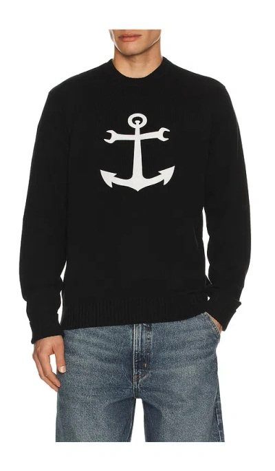 Dark Seas Spanner Sweater In Black