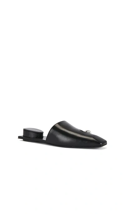 Tory Burch Pierced Mule In Black