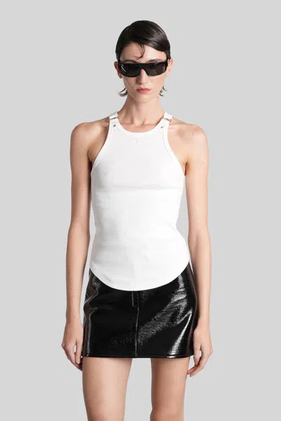 Courrèges Tank Top In White