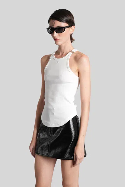 Courrèges Tank Top In White