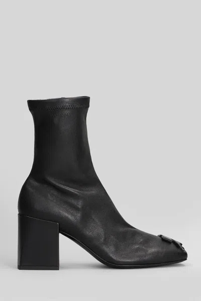 Courrèges High Heels Ankle Boots In Black