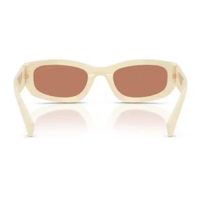 Miu Miu 0mu B04s Miu Glimpse Sunglasses In Neutral