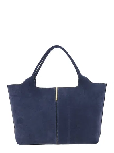 Tod's Ebr Due Manici Mini In Blue