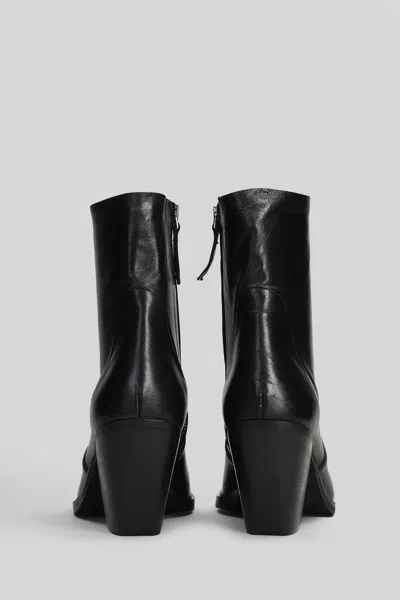 Julie Dee 70mm Pointed-toe Heeled Ankle Boots In Black
