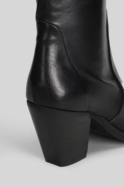 Julie Dee 70mm Pointed-toe Heeled Ankle Boots In Black