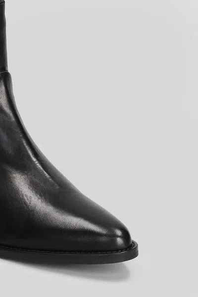 Julie Dee 40mm Pointed-toe Boots In Black