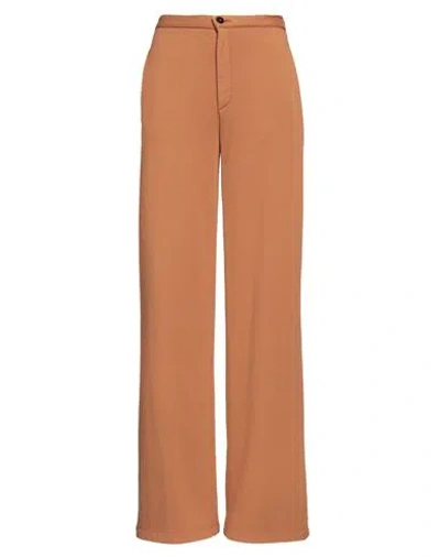 Forte Forte Forte_forte Woman Pants Tan Size 0 Cotton, Cupro In Multi