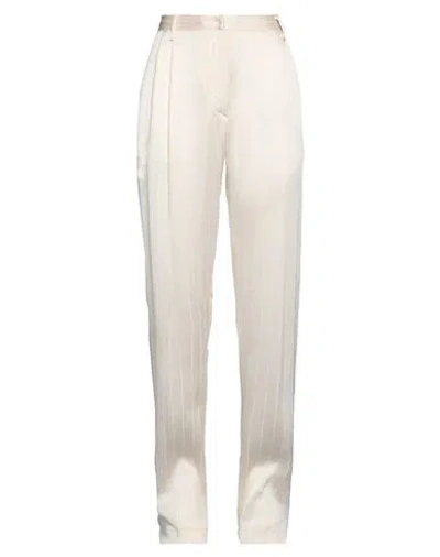 Forte Forte Forte_forte Woman Pants Ivory Size 0 Viscose, Silk In White