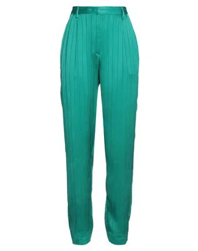 Forte Forte Forte_forte Woman Pants Emerald Green Size 2 Viscose, Silk In Green