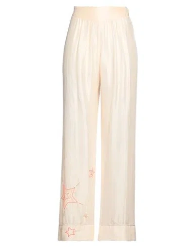 Forte Forte Forte_forte Woman Pants Blush Size 00 Silk In Neutral