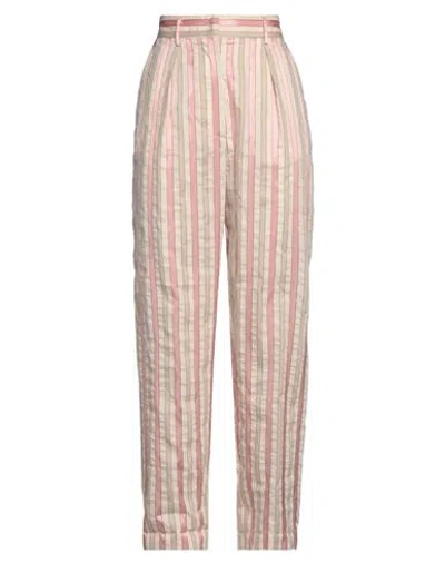 Forte Forte Forte_forte Woman Pants Beige Size 3 Cotton, Viscose, Polyamide In Multi