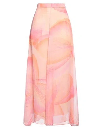 Forte Forte Forte_forte Woman Maxi Skirt Pink Size 00 Silk In Pink