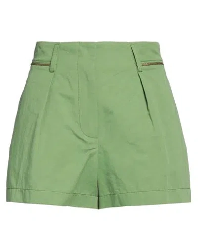Forte Forte Forte_forte Woman Shorts & Bermuda Shorts Green Size 3 Cotton, Linen In Green