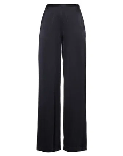Forte Forte Forte_forte Woman Pants Midnight Blue Size 3 Silk, Elastane In Black