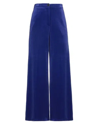 Forte Forte Forte_forte Woman Pants Bright Blue Size 0 Cotton, Polyester In Blue