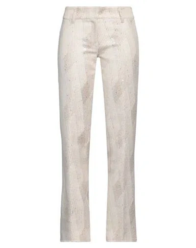 Forte Forte Forte_forte Woman Pants Ivory Size 1 Synthetic Fibers, Cotton, Viscose In White