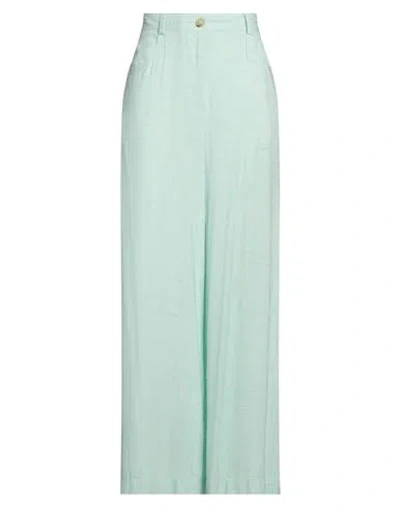 Forte Forte Forte_forte Woman Pants Turquoise Size 3 Viscose, Silk In Green