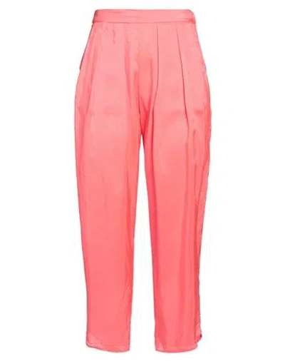 Forte Forte Forte_forte Woman Pants Coral Size 4 Silk In Red