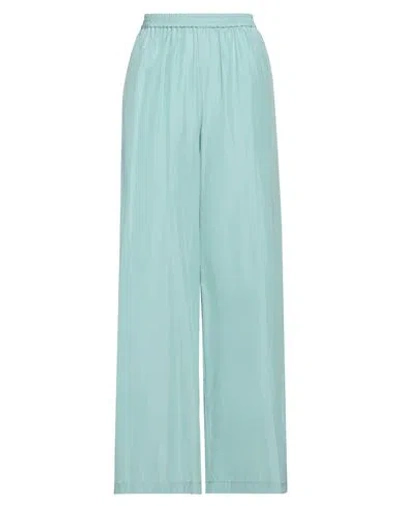 Forte Forte Forte_forte Woman Pants Sky Blue Size 3 Polyester, Cotton In Blue