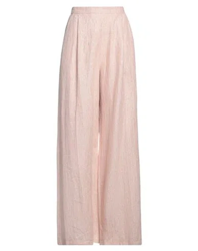 Forte Forte Forte_forte Woman Pants Pink Size 3 Linen, Cotton, Polyester, Polyamide In Pink