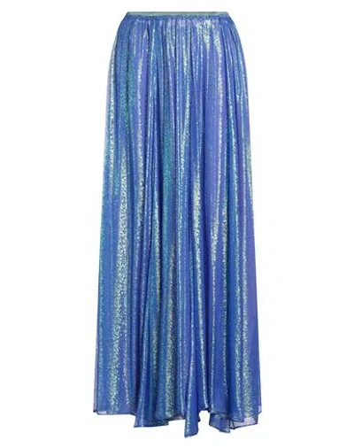 Forte Forte Forte_forte Woman Maxi Skirt Blue Size 2 Cupro In Blue