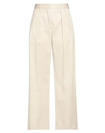 Forte Forte Forte_forte Woman Pants Beige Size 00 Cotton In White