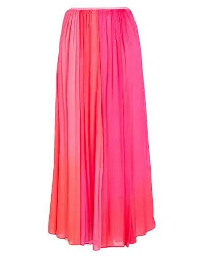 Forte Forte Forte_forte Woman Maxi Skirt Fuchsia Size 2 Cupro In Pink
