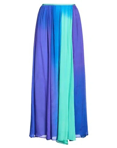 Forte Forte Forte_forte Woman Maxi Skirt Blue Size 3 Cupro In Blue