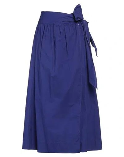 Forte Forte Forte_forte Woman Midi Skirt Purple Size 2 Cotton In Purple