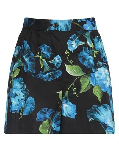 Dolce & Gabbana Woman Shorts & Bermuda Shorts Black Size 4 Cotton In Black
