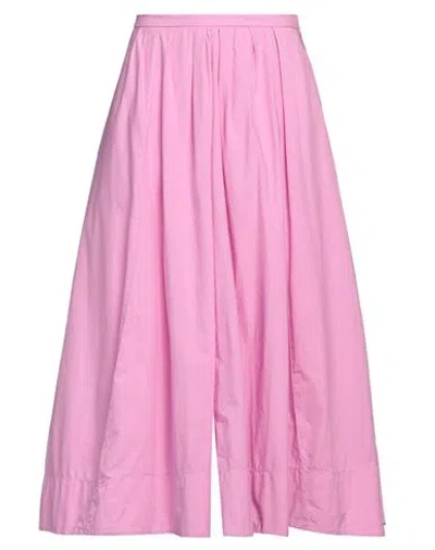 Forte Forte Forte_forte Woman Midi Skirt Pink Size 1 Cotton In Pink