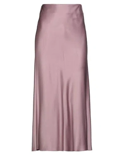 Forte Forte Forte_forte Woman Midi Skirt Mauve Size 2 Acetate, Viscose In Purple