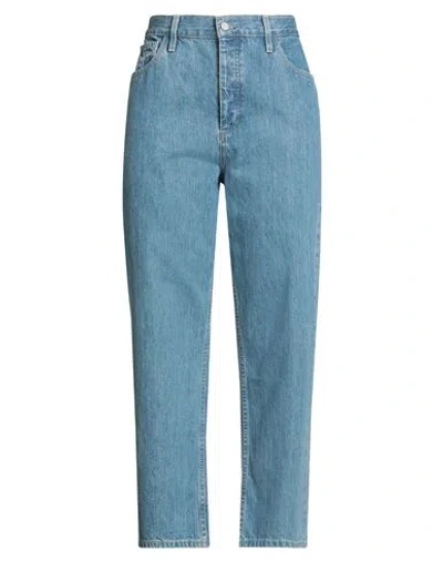 Mara Hoffman Woman Jeans Blue Size 16 Organic Cotton In Blue