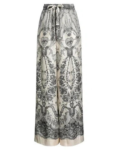Zimmermann Woman Pants Ivory Size 3 Silk In White