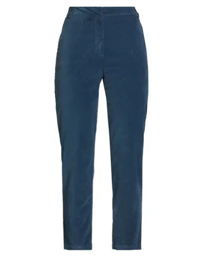Alessia Santi Denim Woman Pants Navy Size 8 Cotton, Elastane In Blue