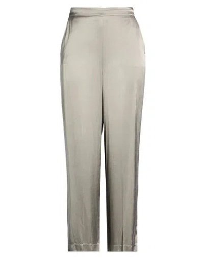 Ottod'ame Woman Pants Grey Size 10 Viscose In Gray