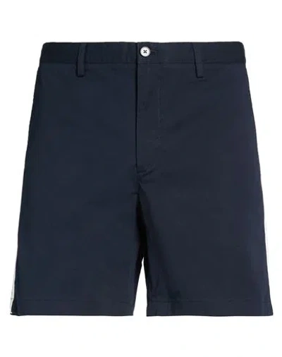 Theory Man Shorts & Bermuda Shorts Midnight Blue Size 34 Cotton In Blue