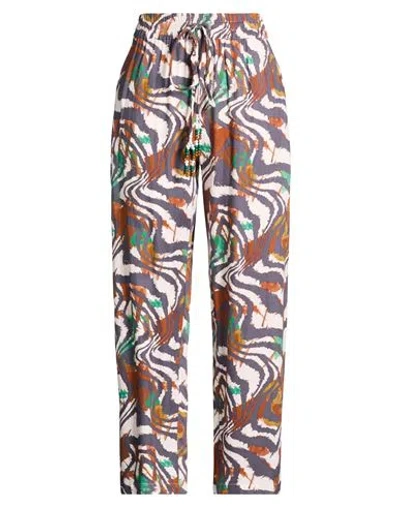 Connor & Blake Woman Pants Brown Size L Viscose In Brown