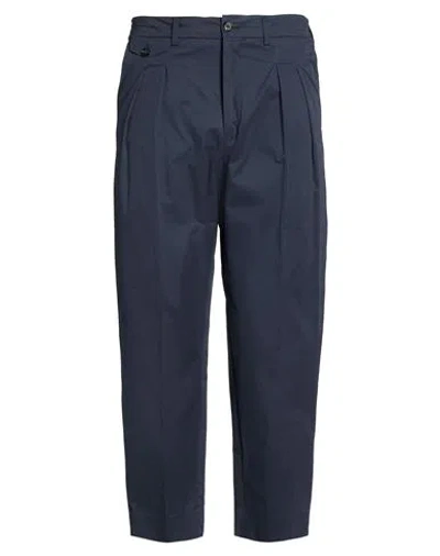 Be Able Man Pants Navy Size 32 Cotton, Elastane In Blue