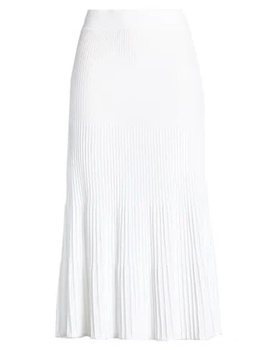 Daniele Fiesoli Collezione N_01 Woman Midi Skirt White Size M Cotton In White