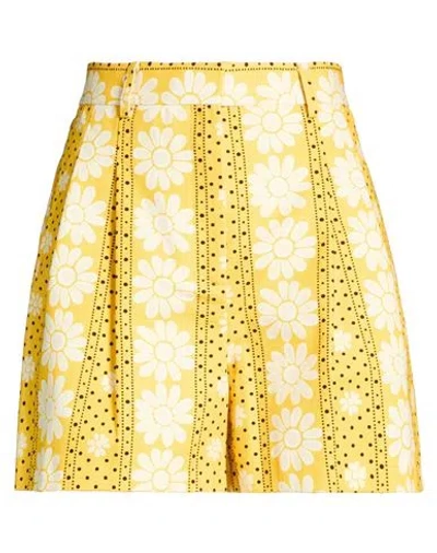 Paul & Joe Woman Shorts & Bermuda Shorts Yellow Size 12 Cotton In Yellow