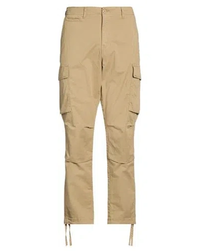 Jack & Jones Man Pants Sand Size 33w-32l Cotton, Recycled Cotton, Elastane In Neutral
